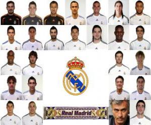 yapboz Ekip Real Madrid CF 2010-11 ve